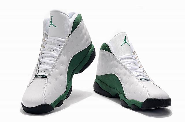 Air Jordan 13 Men's Basketball Shoes Lucky Green Detail;